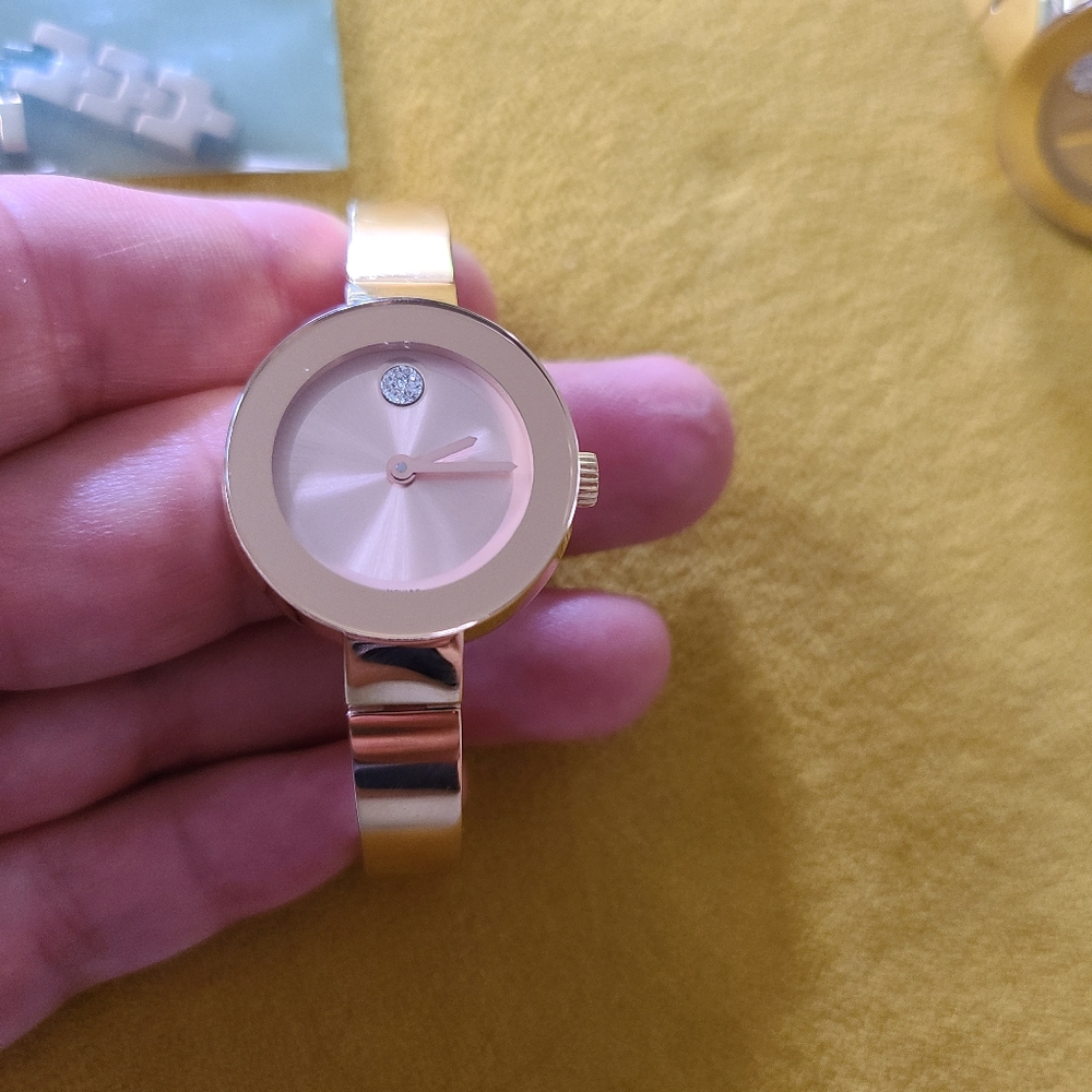 Movado Bold Rose gold watch